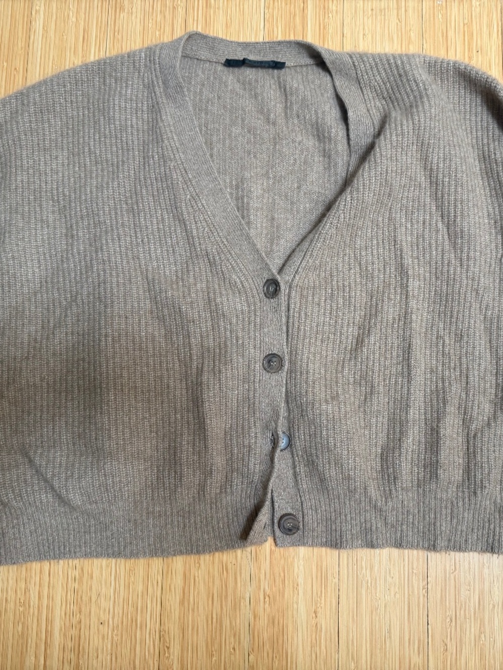Jenni Kayne Cropped Cocoon Cashmere Cardigan - Size L